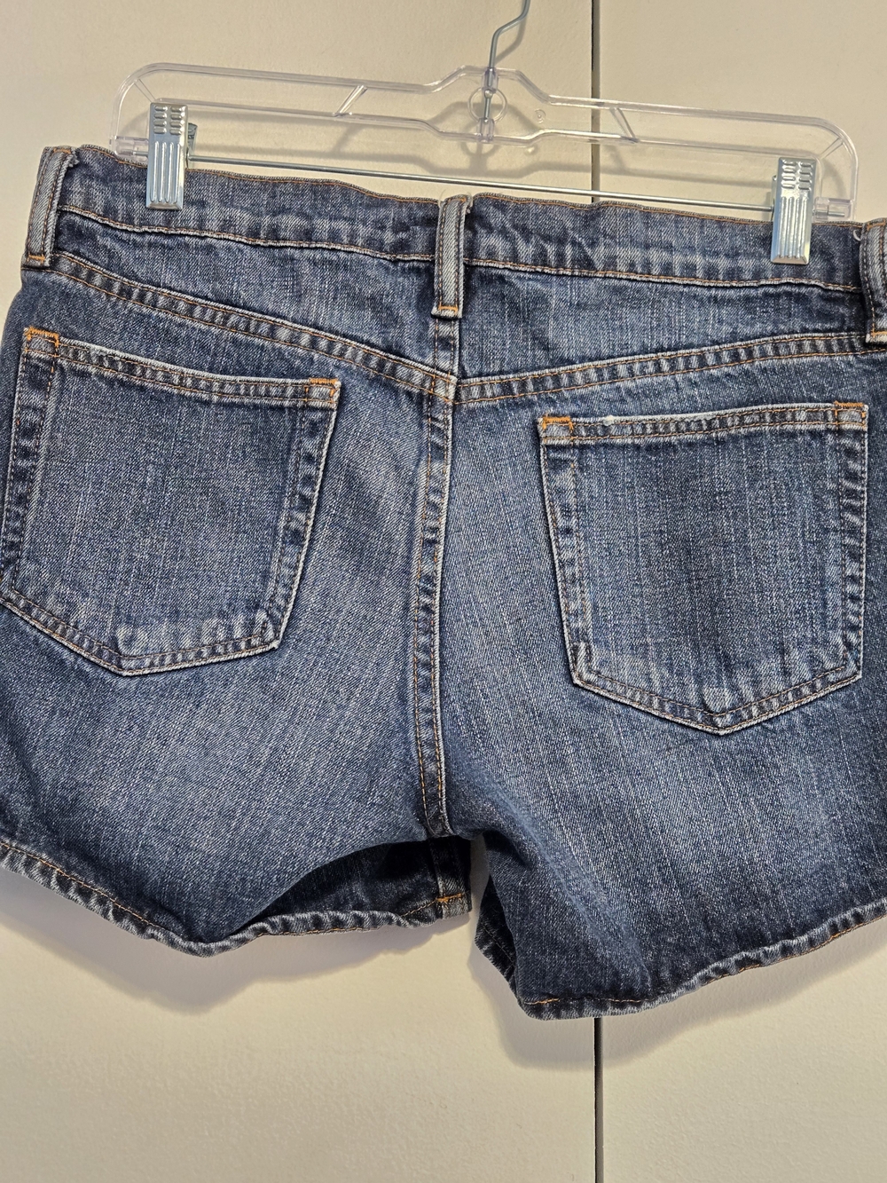 Ralph Lauren Sport Denim Shorts Womens 8 Blue Jean Shorts Pony Logo Y2K - Picture 5 of 5
